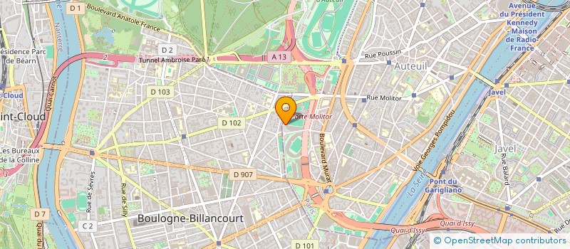 localisation de l'entreprise CONEX BANNINGER FRANCE à NEUILLY-SUR-SEINE