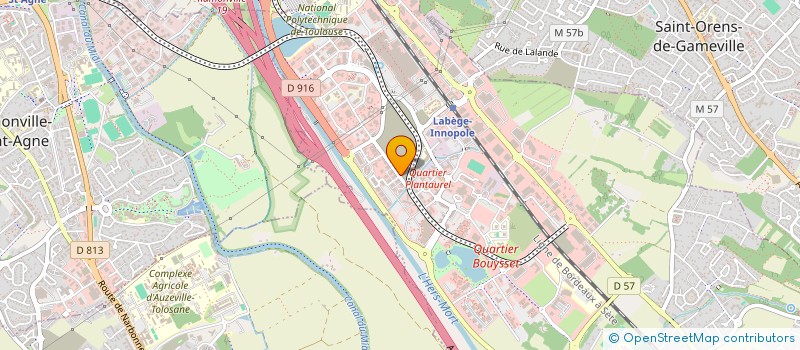 localisation de l'entreprise CONEX SANTE  LABEGE