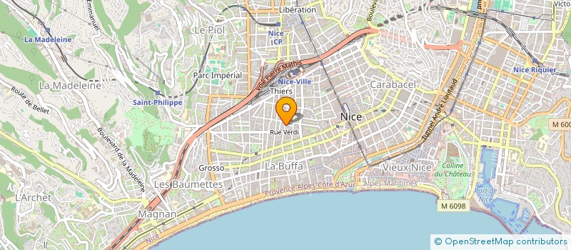 localisation de l'entreprise CONEXBAT à NICE