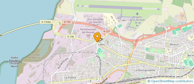 localisation de l'entreprise CONEXIO HOLDING  LA ROCHELLE