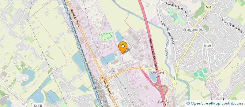 localisation de l'entreprise CONEXIS SCM  BRUGUIERES