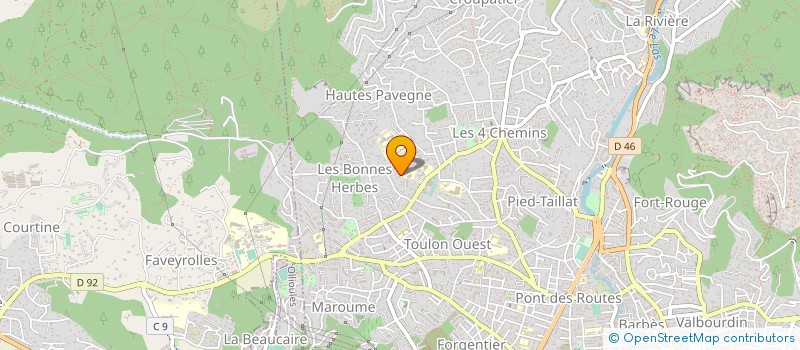 localisation de l'entreprise CONEXIUM à TOULON