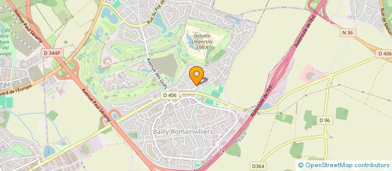 localisation de l'entreprise CONEY  BAILLY-ROMAINVILLIERS