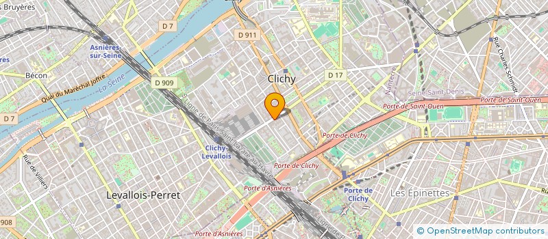 localisation de l'entreprise CONF'EM à CLICHY