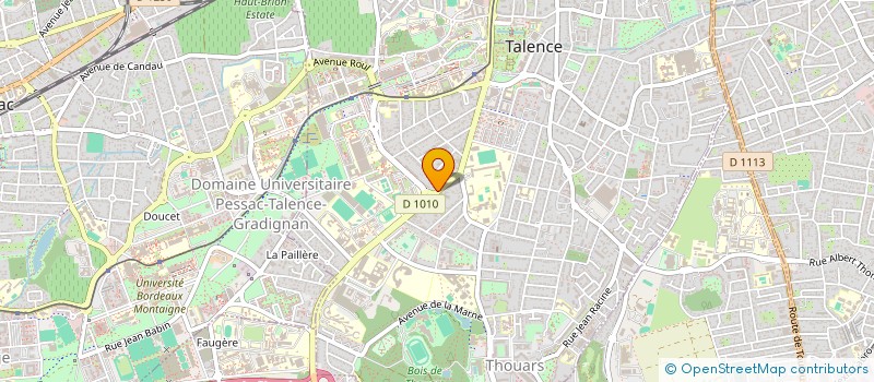 localisation de l'entreprise CONF PERMANENTE AMENAG URBANISME à TALENCE
