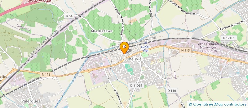 localisation de l'entreprise CONFAIS - FILS  LUNEL-VIEL