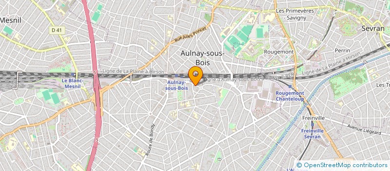 localisation de l'entreprise CONFECTION 93 à AULNAY-SOUS-BOIS