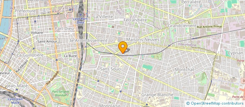 localisation de l'entreprise CONFECTION ALARD  LYON