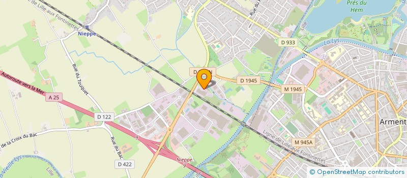 localisation de l'entreprise CONFECTION DE LA LYS-SERVIPACK  NIEPPE
