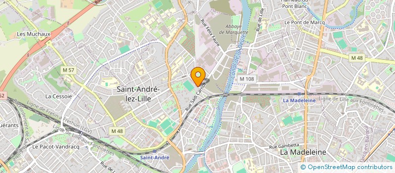localisation de l'entreprise CONFECTION DE SAINT ANDRE à SAINT-ANDRE-LEZ-LILLE