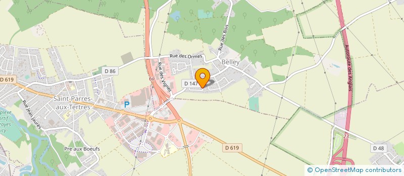 localisation de l'entreprise CONFECTION DU VAL D'AUBE  VILLECHETIF