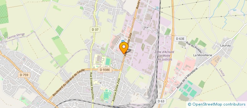localisation de l'entreprise CONFECTION INDUSTRIELLE DU HAUT POITOU  SAINTE-VERGE