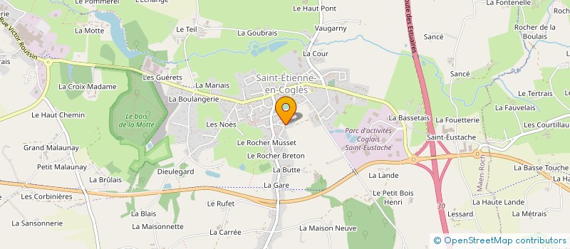 localisation de l'entreprise CONFECTION JM 85 à MAEN ROCH