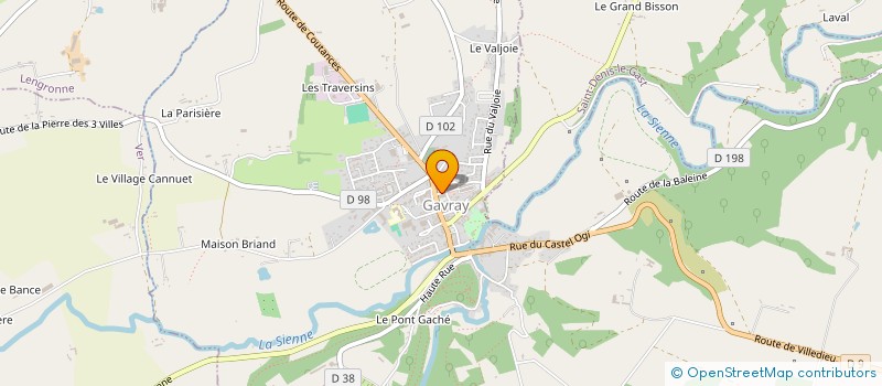 localisation de l'entreprise CONFECTION LEMESLE  GAVRAY-SUR-SIENNE