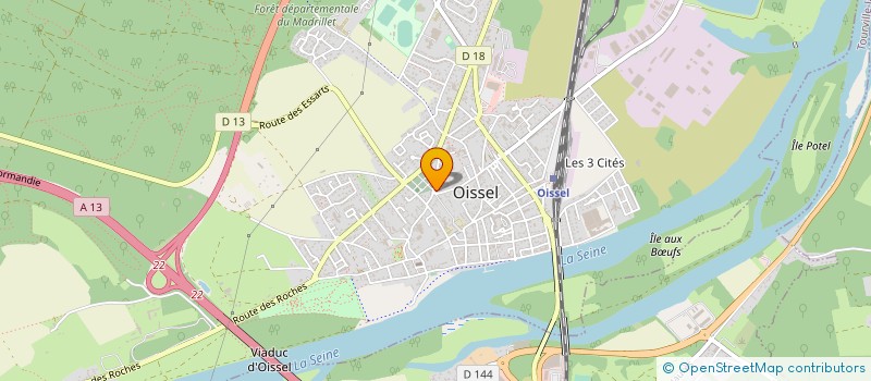 localisation de l'entreprise CONFECTION VALLEE DE SEINE à OISSEL