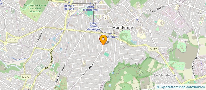 localisation de l'entreprise CONFECTION YAVUZ  MONTFERMEIL