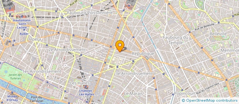 localisation de l'entreprise CONFECTIONS FLEURIES  PARIS