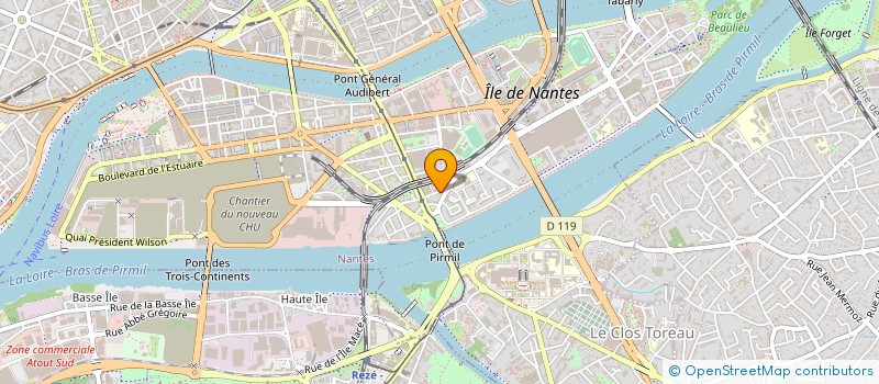 localisation de l'entreprise CONFED ARTISANAT PETITES ENTREP BATIMENT à NANTES