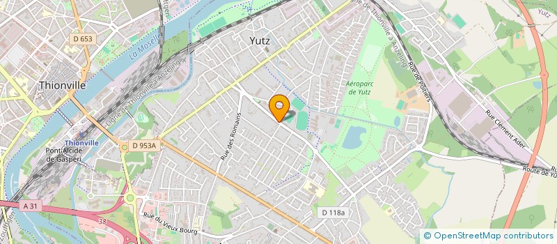 localisation de l'entreprise CONFED CONSOMMATION LOGEMENT CADREVIE  YUTZ