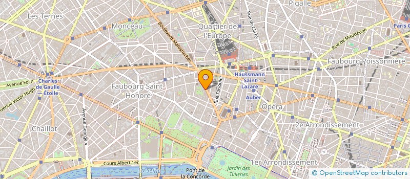 localisation de l'entreprise CONFED GEN FILATEUR TISSEU LIN  PARIS