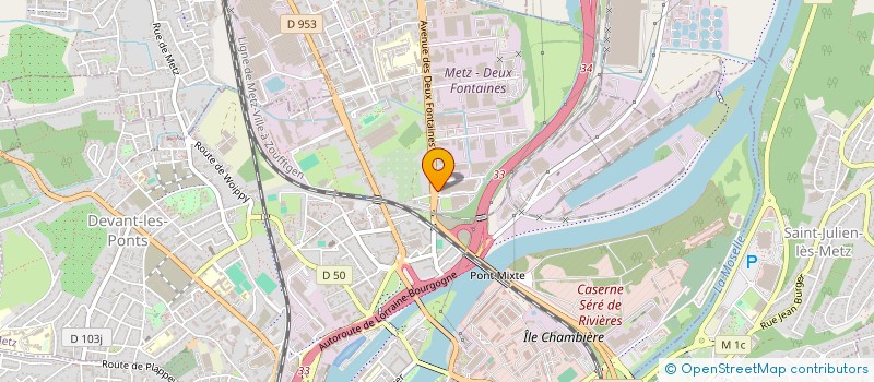 localisation de l'entreprise CONFEDER ARTISAN PETITES ENTREP BATIMENT à METZ