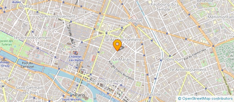 localisation de l'entreprise CONFEDER FR PROFESSION IMMOBIL  PARIS