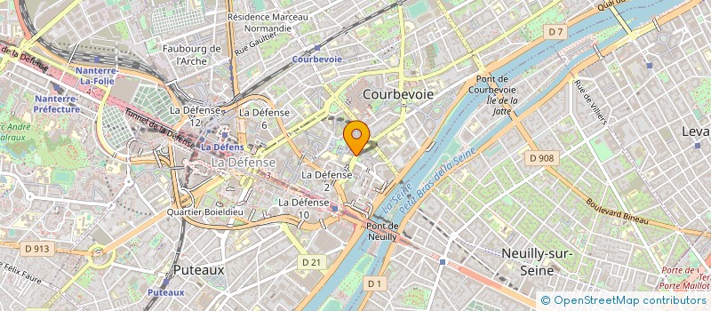 localisation de l'entreprise CONFEDER INDUSTRIE CERAMIQUES FRANCE à COURBEVOIE