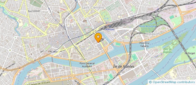 localisation de l'entreprise CONFEDER PROFESSION INDEP HOTELLERIE LA à NANTES