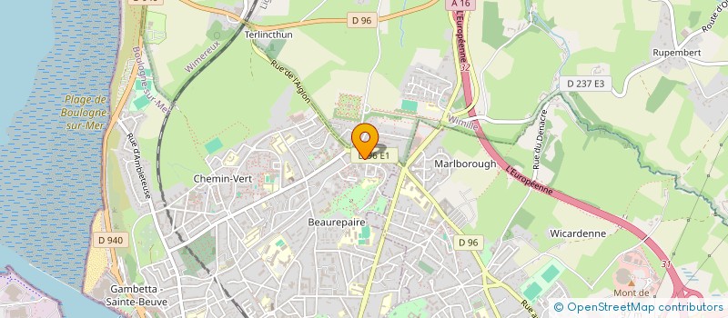 localisation de l'entreprise CONFEDER SYNDICALE FAMILLES BOULONNAIS à BOULOGNE-SUR-MER