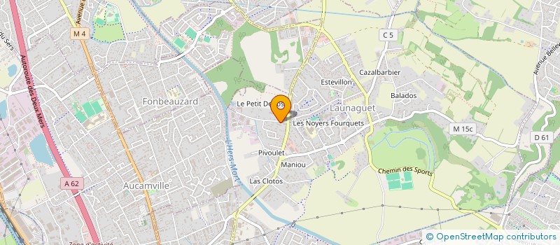 localisation de l'entreprise CONFEDERAT NATIONALE ENTREP ET URTI  LAUNAGUET