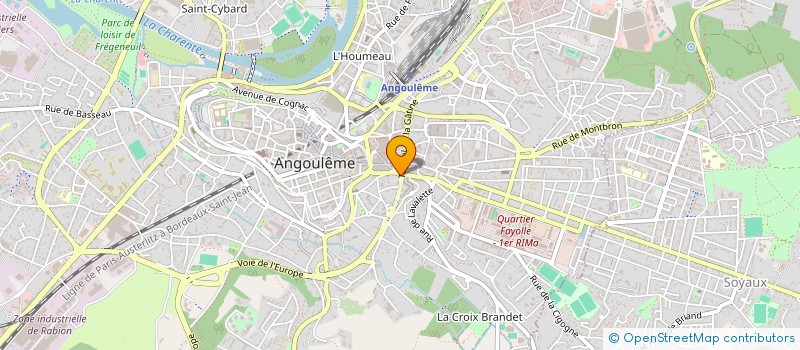 localisation de l'entreprise CONFEDERATION CHARENTAIS DE LA RANDONNEE à ANGOULEME
