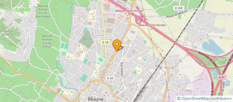 localisation de l'entreprise CONFEDERATION DES APPELLATIONS ET DES VIGNERONS DE BOURGOGNE à BEAUNE