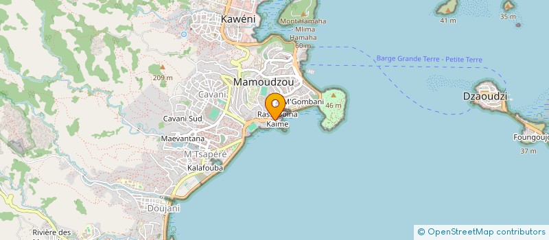 localisation de l'entreprise CONFEDERATION DES ASSOCIATIONS DE PELERINAGE DE MAYOTTE à MAMOUDZOU