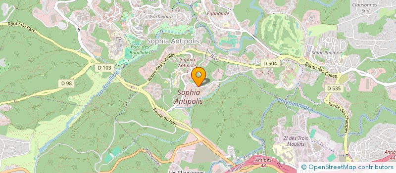 localisation de l'entreprise CONFEDERATION DES ASSOCIATIONS DE SKEMA  VALBONNE