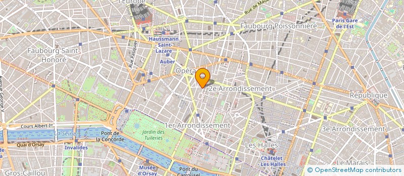 localisation de l'entreprise CONFEDERATION DES GROSSISTES DE FRANCE  PARIS