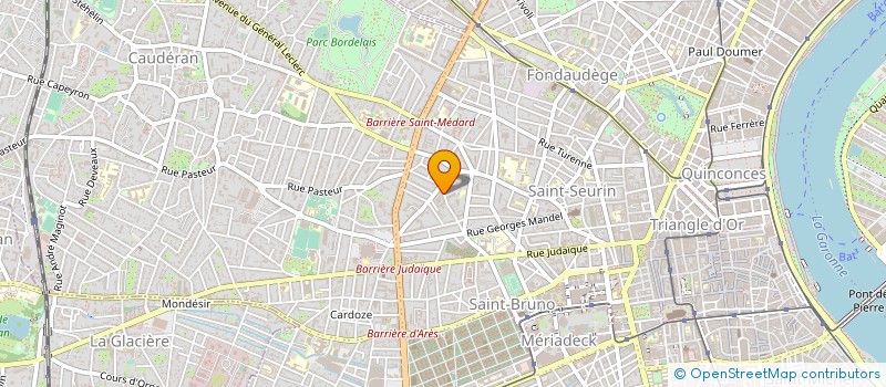 localisation de l'entreprise CONFEDERATION DES PETITES ET MOYENNES ENTREPRISES DE GIRONDE à BORDEAUX