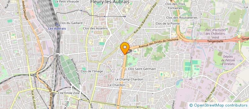 localisation de l'entreprise CONFEDERATION DES PME DU LOIRET à ORLEANS