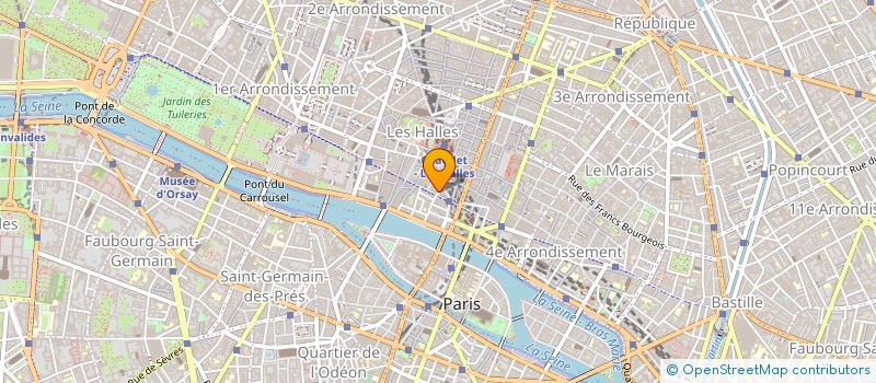 localisation de l'entreprise CONFEDERATION DU COMMERCE DE PROXIMITE (CCP) à PARIS