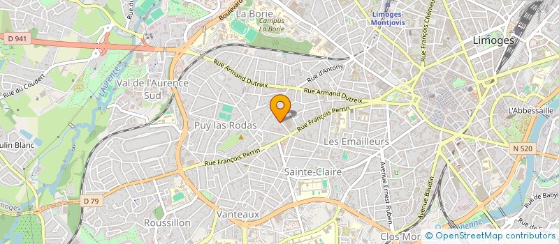 localisation de l'entreprise CONFEDERATION FRANCAISE DE L'ENCADREMENT à LIMOGES
