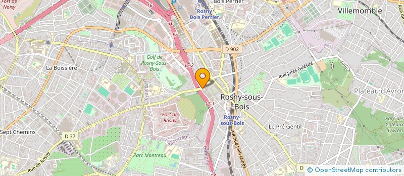 localisation de l'entreprise CONFEDERATION FRANCAISE DES ASSOCIATIONS DE RETRAITES ET PENSIONNES DE LA GENDARMERIE à ROSNY SOUS BOIS