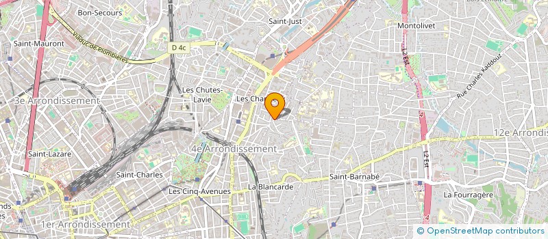 localisation de l'entreprise CONFEDERATION FRANCAISE DES TRAVAILLEURS CHRETIENS  MARSEILLE