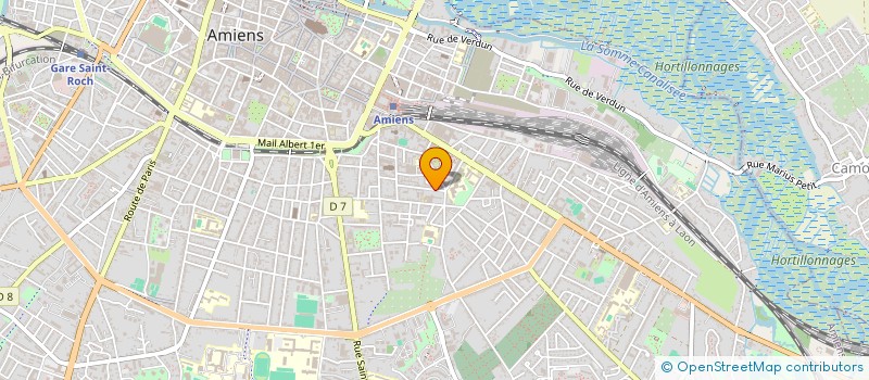 localisation de l'entreprise CONFEDERATION FRANCAISE ENCADREMENTCGC  AMIENS