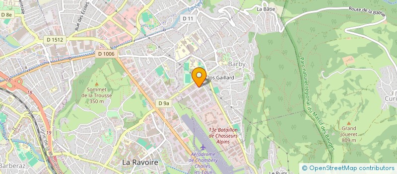 localisation de l'entreprise CONFEDERATION GEN ALIMENTATION EN SAVOIE  BARBY