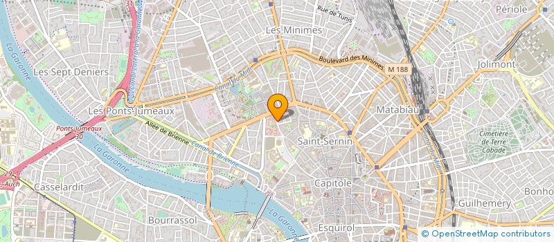 localisation de l'entreprise CONFEDERATION GENERALE DE L'ALIMENTATION EN DETAIL DE LA HAUTE GARONNE à TOULOUSE