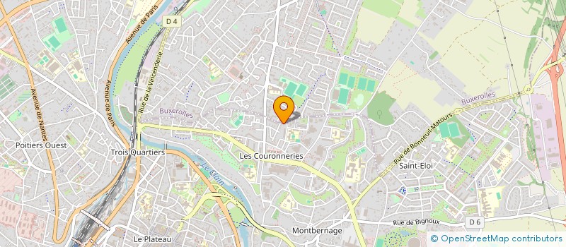 localisation de l'entreprise CONFEDERATION GENERALE DES PETITES ET MOYENNES ENTREPRISES DE POITOU CHARENTES à POITIERS
