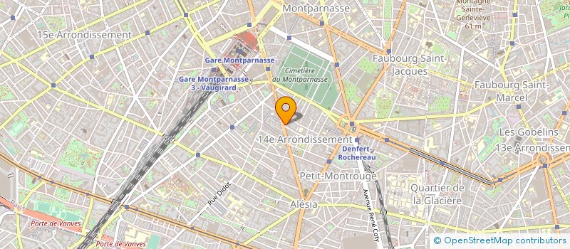 localisation de l'entreprise CONFEDERATION GENERALE DES TPE  PARIS