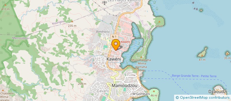 localisation de l'entreprise CONFEDERATION GENERALE DES TRAVAILLEURS A MAYOTTE DE LA POSTE à MAMOUDZOU
