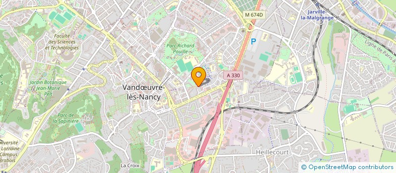 localisation de l'entreprise CONFEDERATION GENERALE DU LOGEMENT  VANDUVRE-LES-NANCY