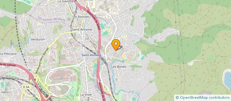 localisation de l'entreprise CONFEDERATION GENERALE DU LOGEMENT ASSOCIATION DES LOCATAIRES LA SAVINE LES MAZETS DU VALLON DES TUVES ET ENVIRONS à MARSEILLE