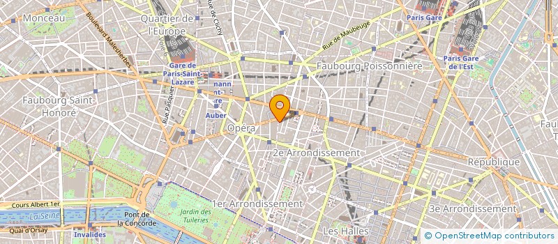 localisation de l'entreprise CONFEDERATION INTERNATIONAL CADRES à PARIS